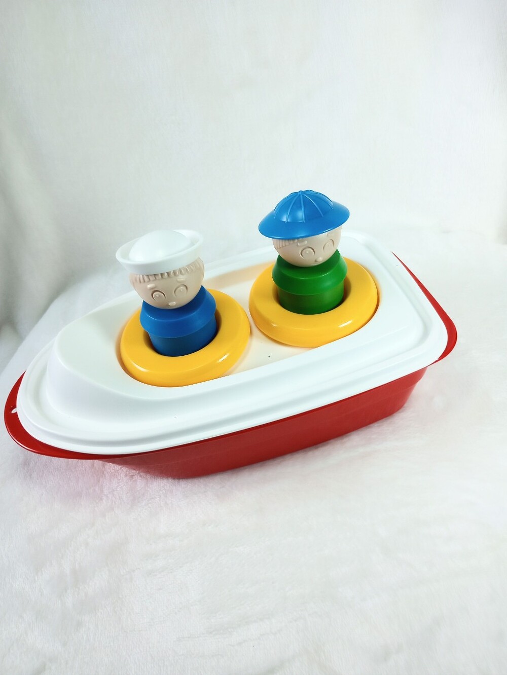 VTG Tupperware Tupper Toys Tupper Canoe Boat Sailor Children's Bathtub Toy 1980s